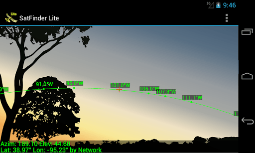 SatFinder Lite - TV Satellites for PC screenshot 2