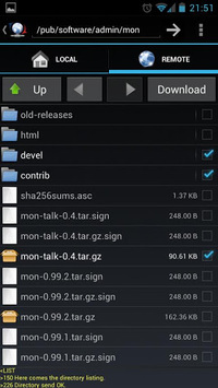 FtpCafe FTP Client for PC screenshot 2