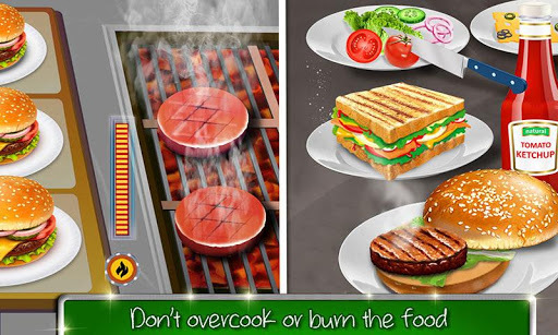 High School Café Girl: Burger Serving Cooking Game for PC screenshot 2