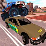 Police Car Vs Monster Truck Gangsters: Cop Chase APK