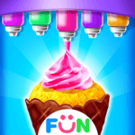 Ice Cream Cone Cupcake-Cupcake Mania APK