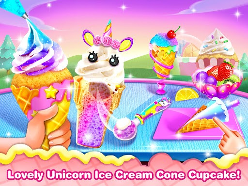 Ice Cream Cone Cupcake-Cupcake Mania for PC screenshot 1