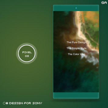 Pixel N Theme - XPERIA ON™ for PC screenshot 1