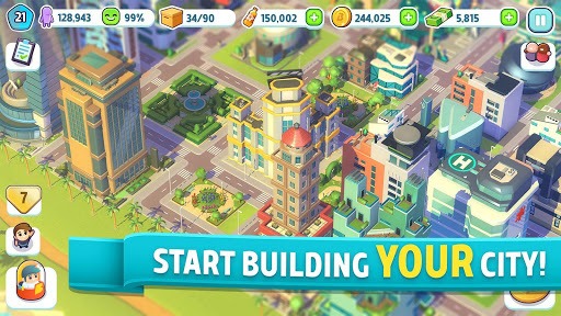 City Mania: Town Building Game for PC screenshot 1