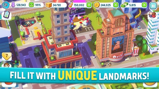 City Mania: Town Building Game for PC screenshot 2