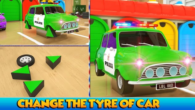 Learn Colors & Shapes: Kids Car Race for PC screenshot 1
