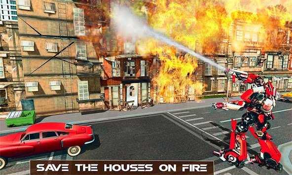 Robot Transformation Fire Truck: Real Robot Wars for PC screenshot 2