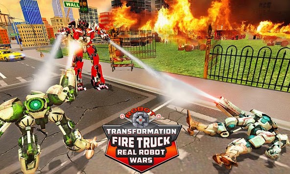 Robot Transformation Fire Truck: Real Robot Wars for PC screenshot 3