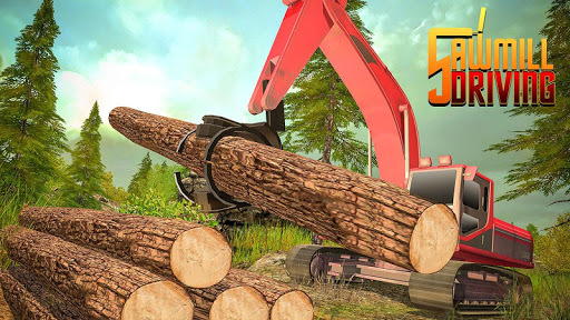 Sawmill Simulator - Forest Truck Driving Game for PC screenshot 1
