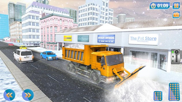 City Snow Blower Truck: Excavator Snow Plow Games for PC screenshot 3