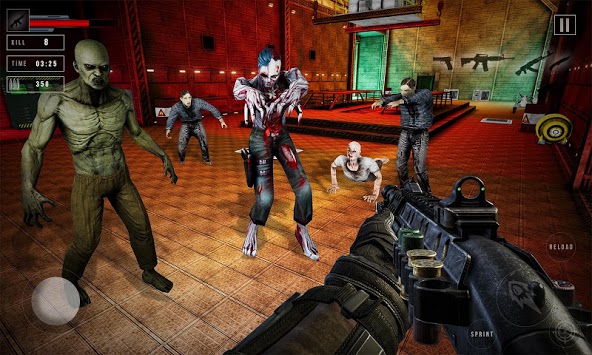 Real zombie hunter - FPS shooting in Halloween for PC screenshot 2