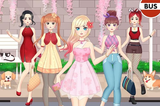 Anime Girls Fashion - Makeup & Dress up for PC screenshot 1