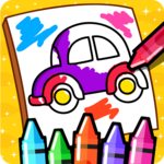 Cars Coloring Book for Kids - Doodle, Paint & Draw APK