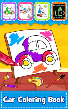 Cars Coloring Book for Kids - Doodle, Paint & Draw for PC screenshot 1