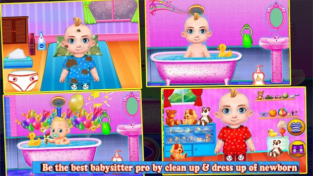 Sweet Baby Girl Cleaning Baby Care Game for PC screenshot 3