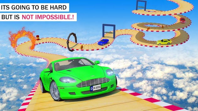 Crazy Car & Impossible Track Racing Ramp Car Stunt for PC screenshot 1