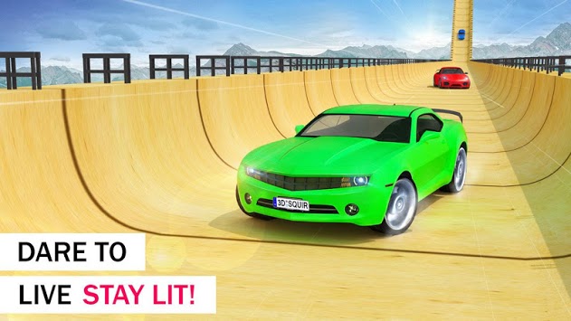 Crazy Car & Impossible Track Racing Ramp Car Stunt for PC screenshot 2