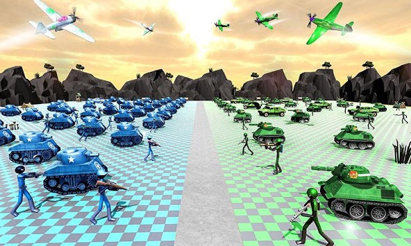 Battle Simulator World War 2 - Stickman Warriors for PC screenshot 1