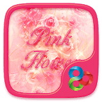 Pink Flower Go Launcher Theme APK