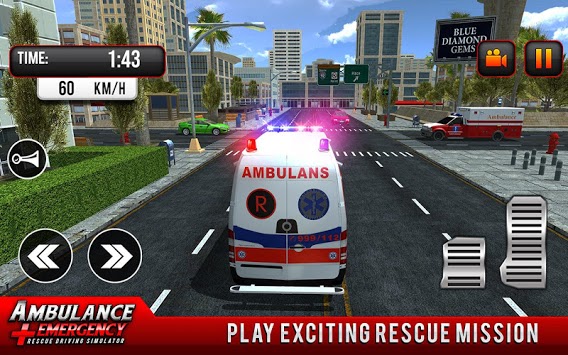 911 Ambulance City Rescue: Emergency Driving Game for PC screenshot 1