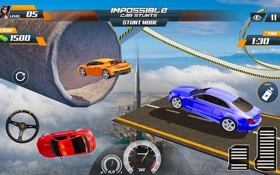 Speed Car Stunts 2018: Extreme Tracks Racing Games for PC screenshot 1