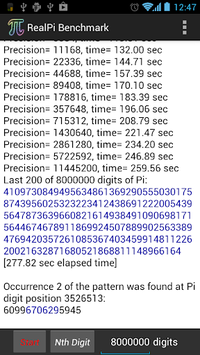 Real Pi Benchmark for PC screenshot 1