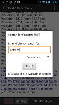 Real Pi Benchmark for PC screenshot 2