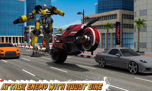 Moto Robot Transformation: Transform Robot Games for PC screenshot 2