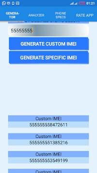 IMEI Generator & Phone Specs for PC screenshot 1