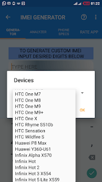 IMEI Generator & Phone Specs for PC screenshot 2