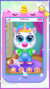 Unicorn toy phone for girls for PC screenshot 1