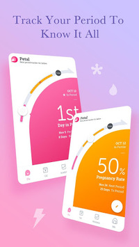 Period Tracker Petal, Period & Ovulation Calendar for PC screenshot 1