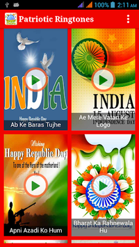 Indian Patriotic Ringtones HD for PC screenshot 1