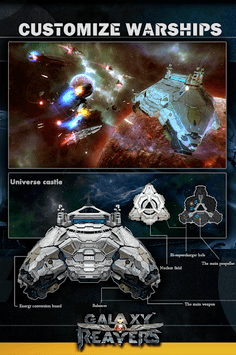 Galaxy Reavers - Starships RTS for PC screenshot 3