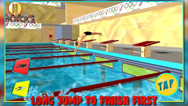 Real Pool Swimming Water Race 3d 2017 - Fun Game for PC screenshot 2
