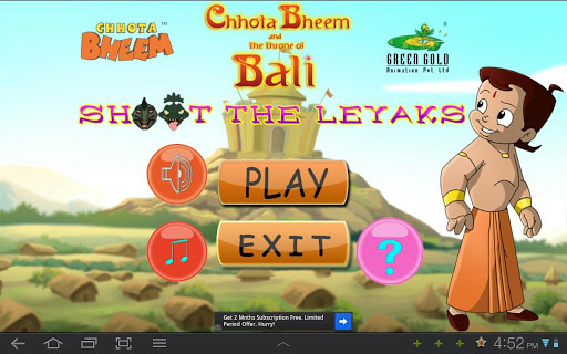Chhota Bheem-Shoot the Leyaks for PC screenshot 3