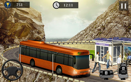 Uphill Off Road Bus Driving Simulator - Bus Games for PC screenshot 3