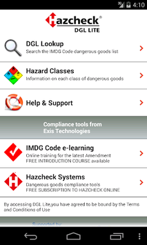 Hazcheck DGL Lite for PC screenshot 1
