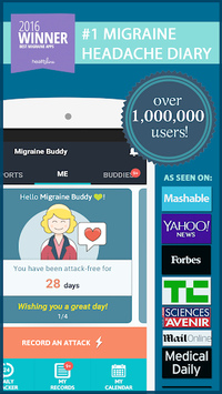 Migraine Buddy - The Migraine and Headache tracker for PC screenshot 1