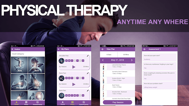 Healure: Physiotherapy Exercise Plans for PC screenshot 1