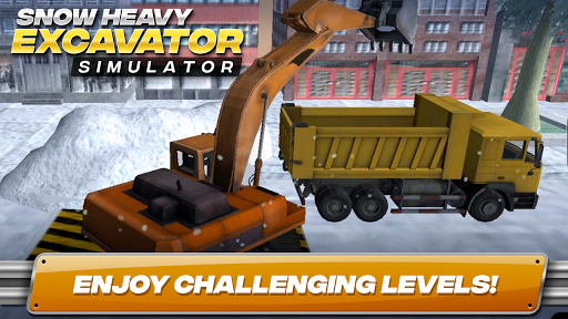 Snow Heavy Excavator Simulator for PC screenshot 3