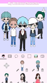 My Webtoon Character - K-pop IDOL avatar maker for PC screenshot 1