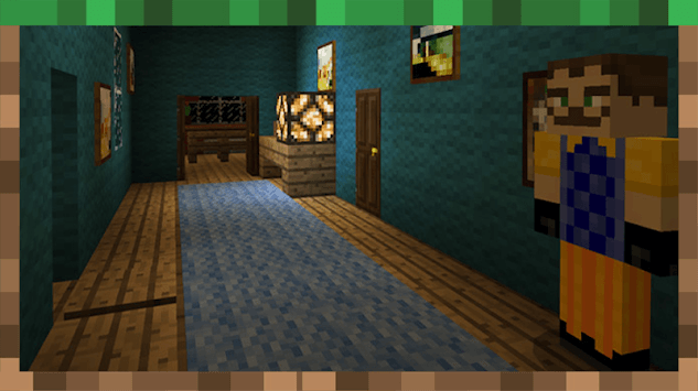 Hey Neighbor Village Map for MCPE for PC screenshot 1
