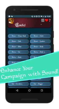Fantasy Soundboard - Tabletop RPG Sound Effects for PC screenshot 1
