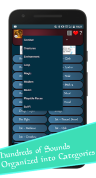 Fantasy Soundboard - Tabletop RPG Sound Effects for PC screenshot 2