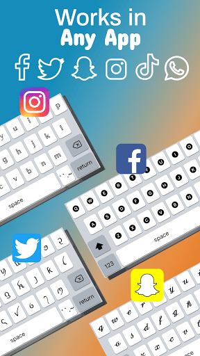 Font Keyboard for PC screenshot 1