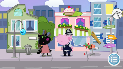 Kids Policeman games: Hippo Detective for PC screenshot 2