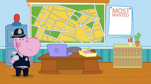 Kids Policeman games: Hippo Detective for PC screenshot 3