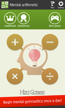 Mental arithmetic (Math, Brain Training Apps) for PC screenshot 1