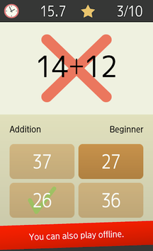 Mental arithmetic (Math, Brain Training Apps) for PC screenshot 3